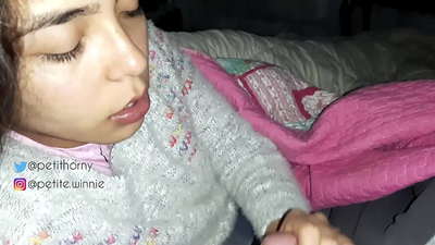 POŁYKAM CAŁE NAGROMADZONE MLEKO MOJEGO MĘŻA - POKAZUJĄC JĘZYK Z CUMĄ